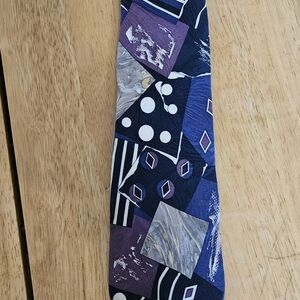 Stylish Blue and Purple Men's Tie